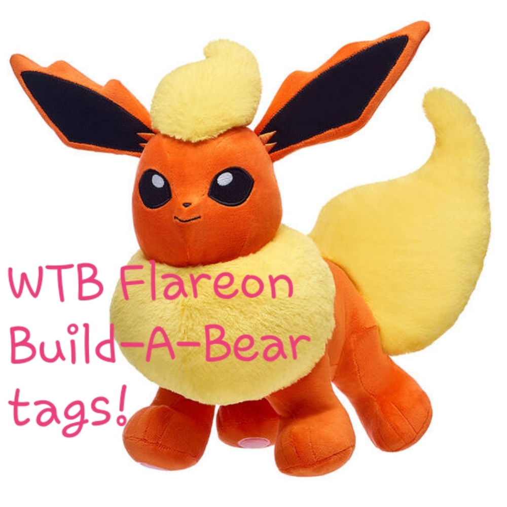 ISO Build a Bear Flareon Tags
